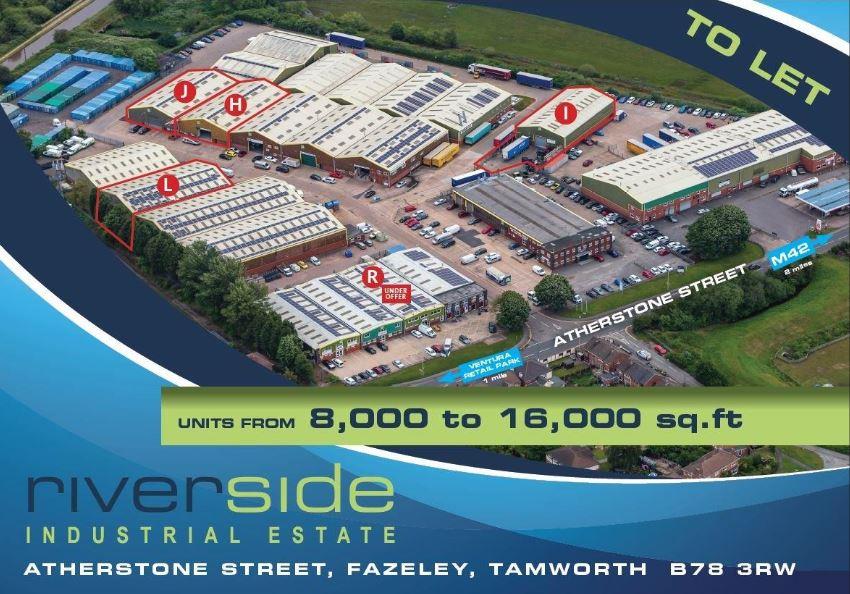  Unit J, Riverside Industrial Estate, Atherstone Street, Fazeley, Tamworth, Staffordshire, B78