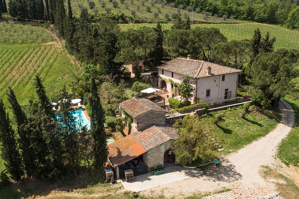Ферма San Gimignano, Tuscany, Italy